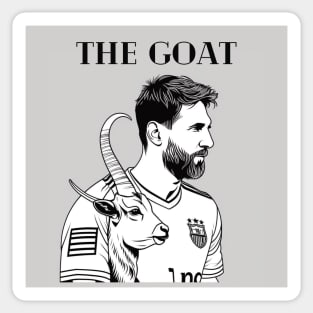 Lionel Messi The Goat Futbol Soccer Art Gift Sticker